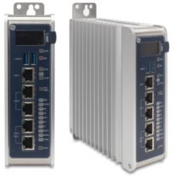 PACSystems RX3i, RX3i CPUs, Rackless CPU, Features 1.2 Ghz AMD G- Series Quad Core processor, 64MB built-in program memory and 6 high speed Ethernet ports which includes one dedicated PACEdge with Linux port, Ubuntu Linux v16.4, SQLLite database, OPC-UA C